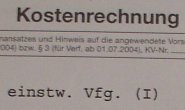 Kostenrechnung