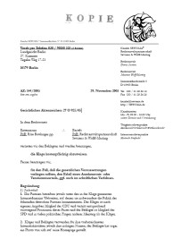 Klageerwiderung Entenmann vs Bartels