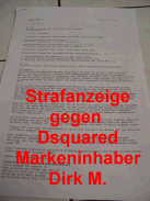 Teaser Strafanzeige gegen Dsquared Markeninhaber Dirk M.