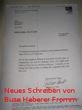 Zweites Schreiben von den Rechtsanwälten Buse Heberer Fromm