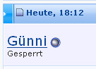 Günni gesperrt