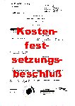 Kostenfestsetzungsbeschluss
