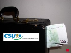 CSU Schwarzer Koffer