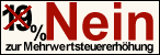 Nein zur Mehrwertsteuererhöhung